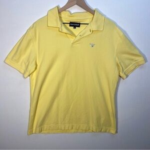 Barbour polo men’s shirt XXL pale yellow spring Easter Summer golf